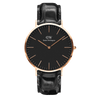Daniel Wellington Classic 40 Reading Rose Gold & Black Watch Watches Daniel Wellington 