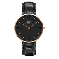 Daniel Wellington Classic 40 Reading Rose Gold & Black Watch Watches Daniel Wellington 