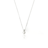 OCEANS NOOSA FRESHWATER PEARL NECKLACE SILVER Bevilles Jewellers 