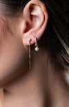 GEORGINI RED CARPET GLOBE EARRINGS ROSE GOLD Bevilles Jewellers 