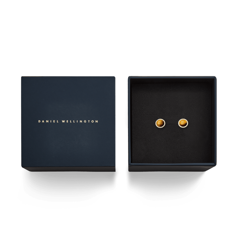 Daniel Wellington Audrey Earrings Tiger Eye Gold Earrings Daniel Wellington 
