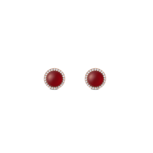 Daniel Wellington Audrey Earrings Red Agathe Rose Gold Earrings Daniel Wellington 