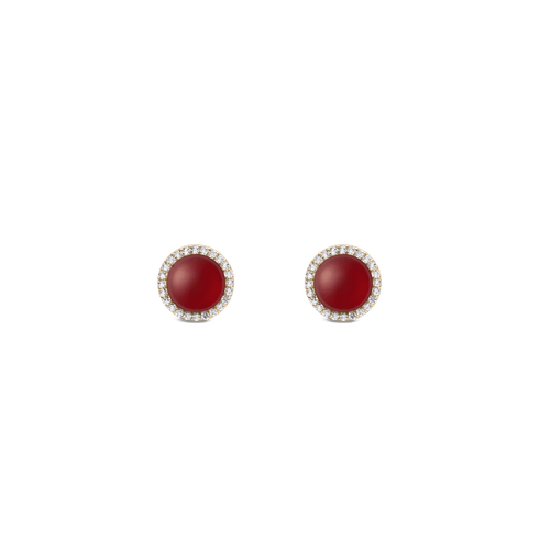 Daniel Wellington Audrey Earrings Red Agathe Gold Earrings Daniel Wellington 