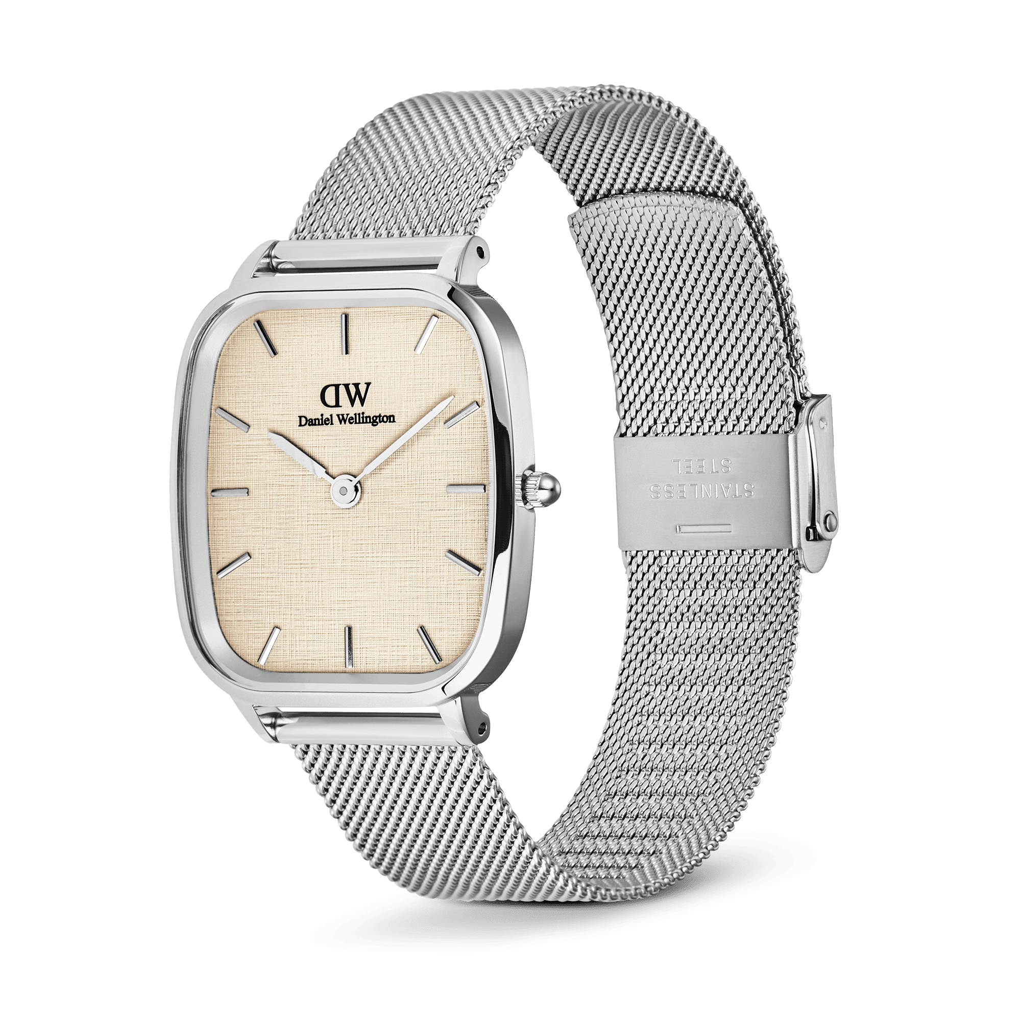 Daniel Wellington Marlon Sterling Linen Watch Watches Daniel Wellington 