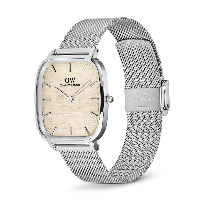 Daniel Wellington Marlon Sterling Linen Watch Watches Daniel Wellington 