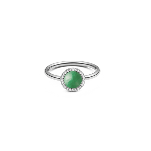 Daniel Wellington Audrey Ring Jade Silver Rings Daniel Wellington 