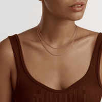 Daniel Wellington Elan Box Chain Necklace Short Gold Necklaces Daniel Wellington 