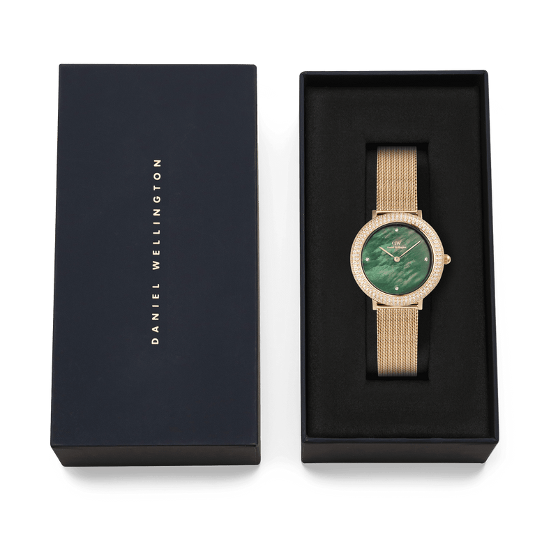 Daniel Wellington Crystalline Bezel Evergold Green Watch Watches Daniel Wellington 