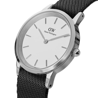 Daniel Wellington Iconic 40mm Nato Silver & White Watches Daniel Wellington 