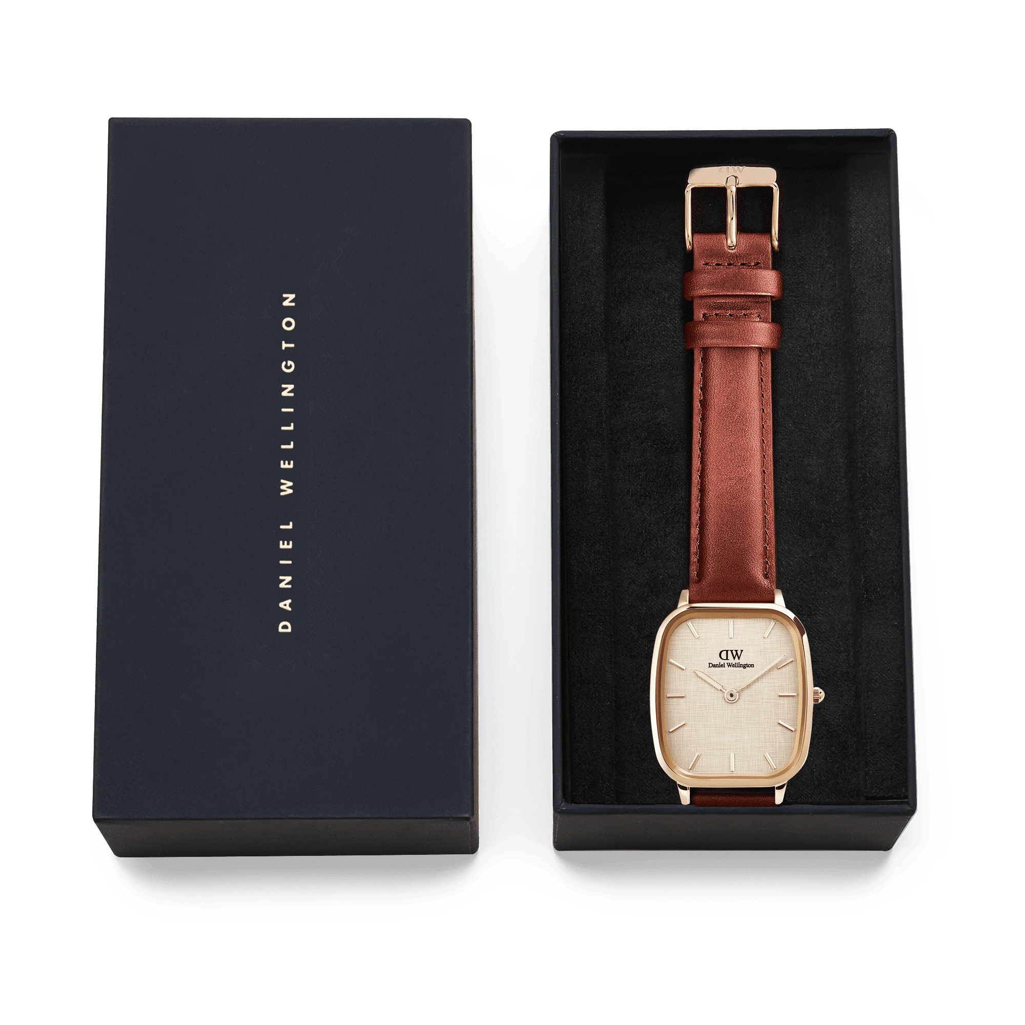 Daniel Wellington Marlon St Mawes Linen Rose Gold Watch Watches Daniel Wellington 