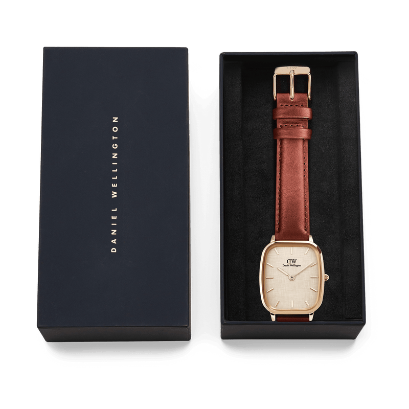 Daniel Wellington Marlon St Mawes Linen Rose Gold Watch Watches Daniel Wellington 