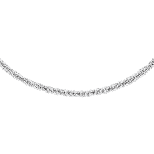 Daniel Wellington Elan Twisted Chain Necklace Long Silver Necklaces Daniel Wellington 