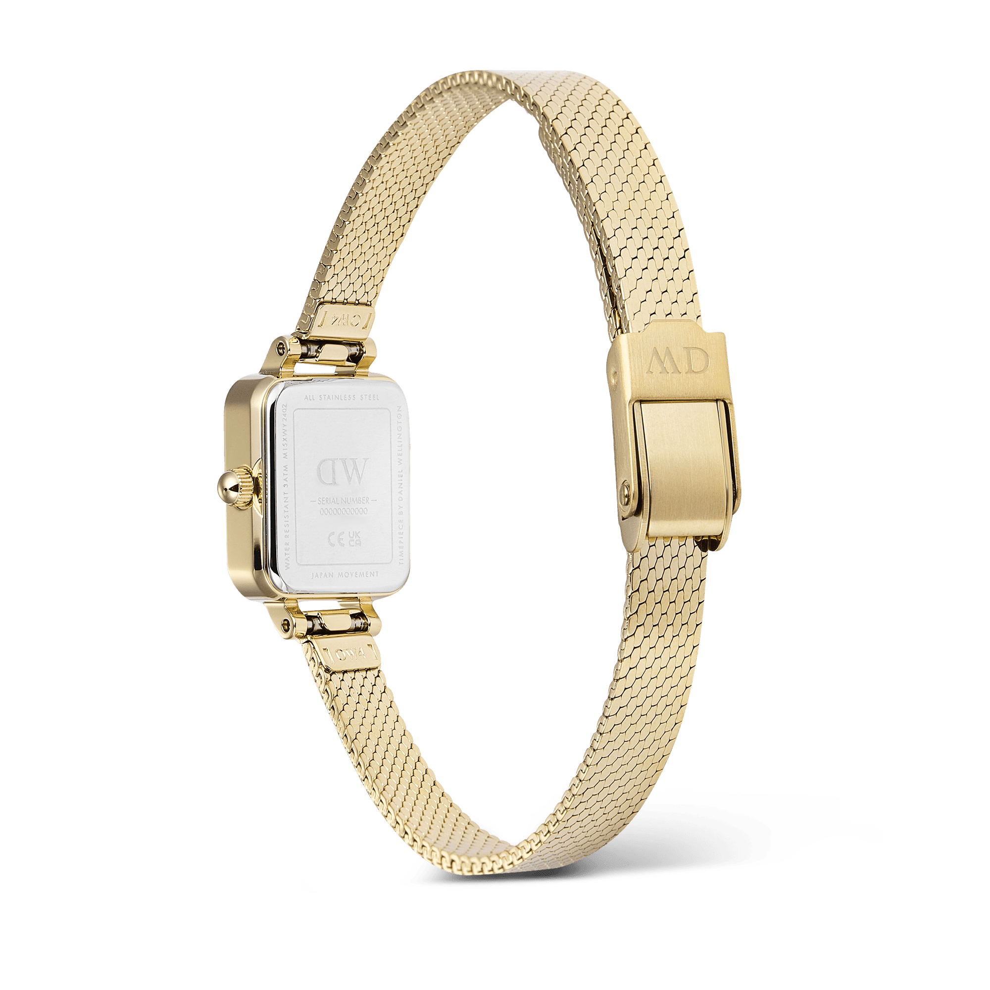 Daniel Wellington Quadro Mini Reflection Gold Watch Watches Daniel Wellington 