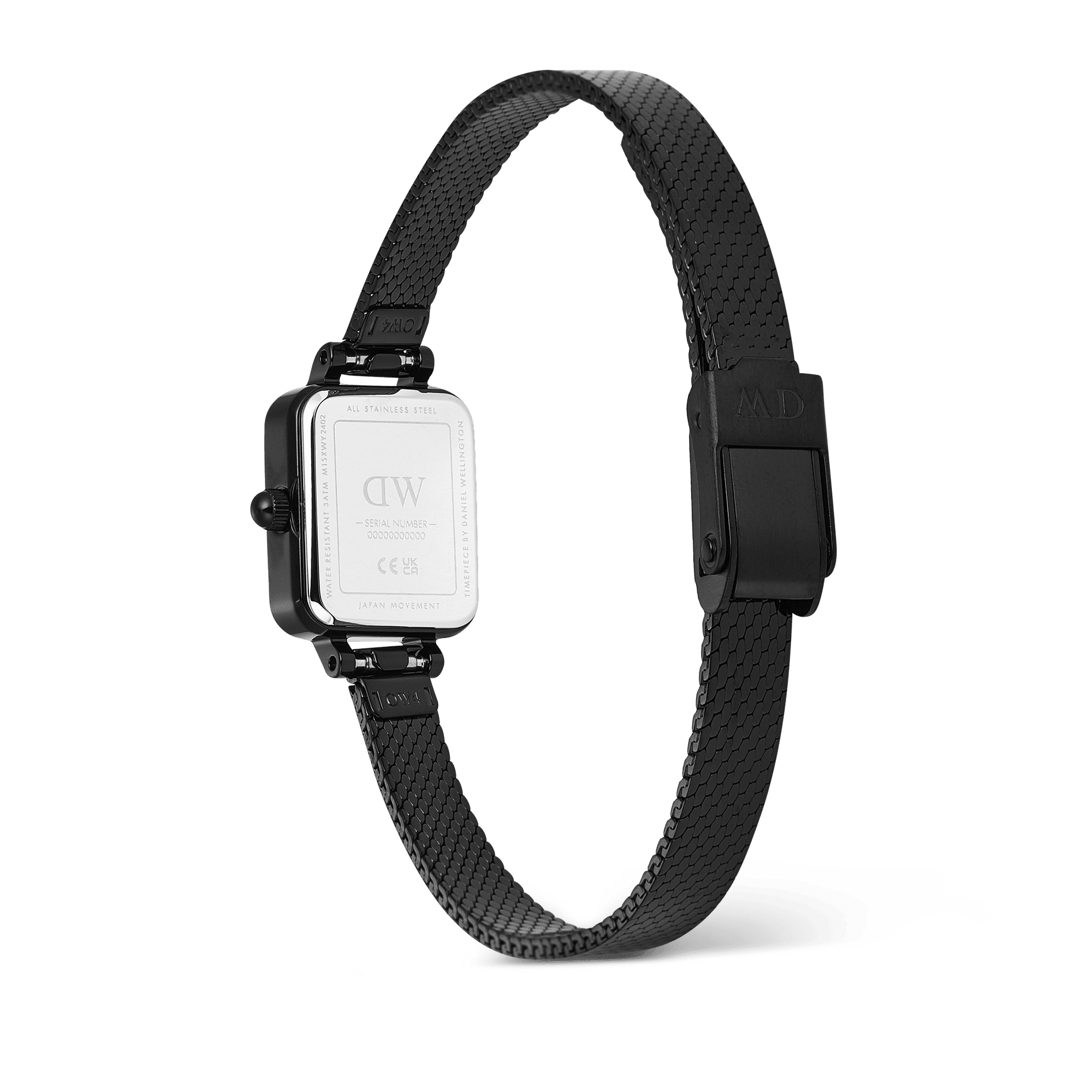 Daniel Wellington Quadro Mini Reflection Black Watch Watches Daniel Wellington 