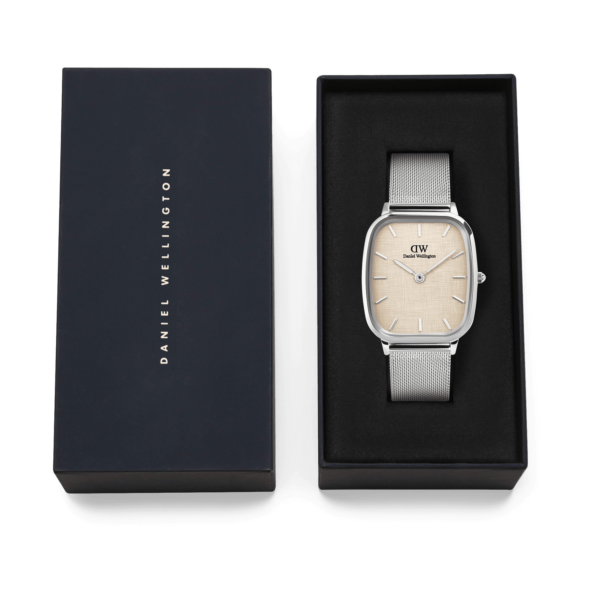 Daniel Wellington Marlon Sterling Linen Watch Watches Daniel Wellington 