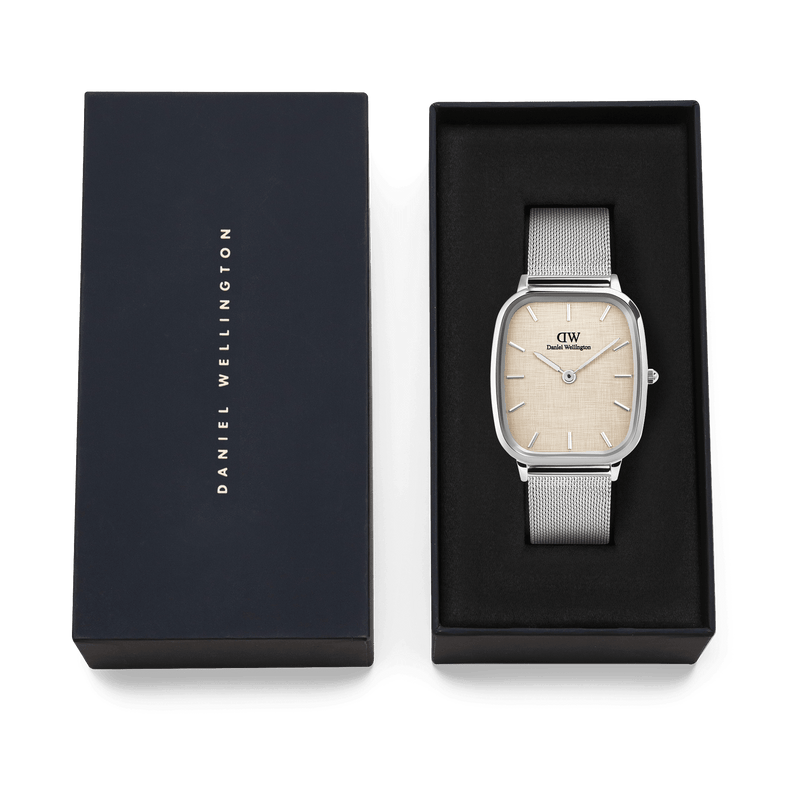 Daniel Wellington Marlon Sterling Linen Watch Watches Daniel Wellington 