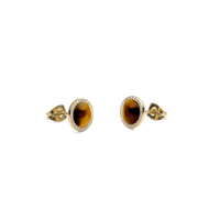 Daniel Wellington Audrey Earrings Tiger Eye Gold Earrings Daniel Wellington 