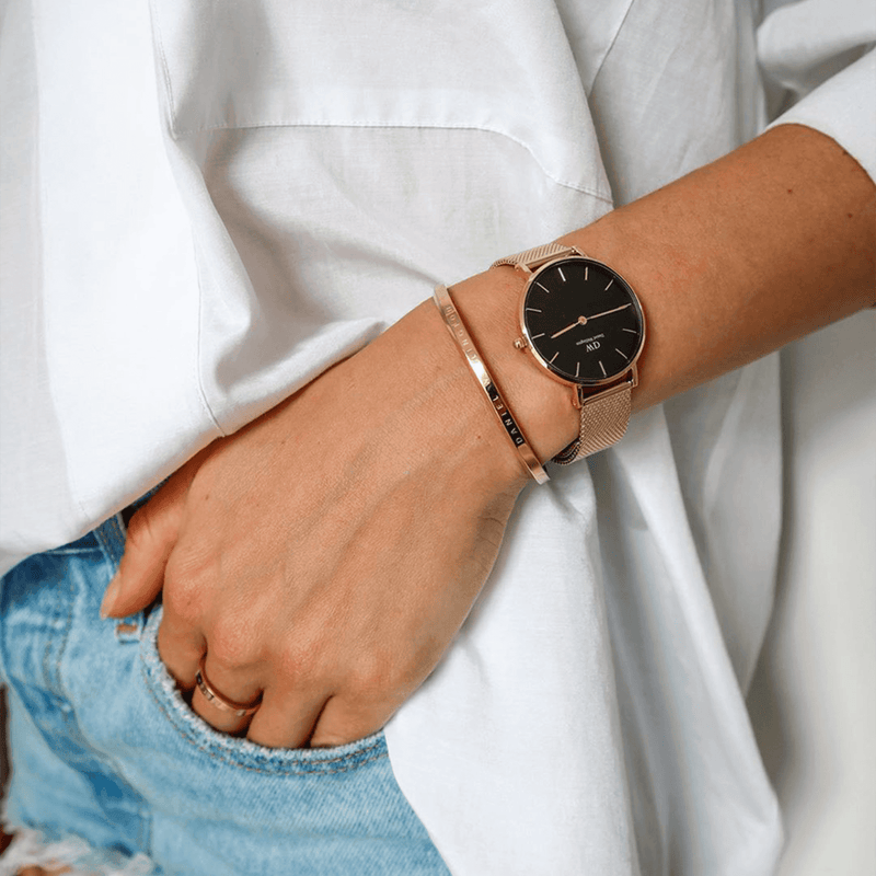 Daniel Wellington Petite 36 Evergold Gold & White Watch Watches Daniel Wellington 