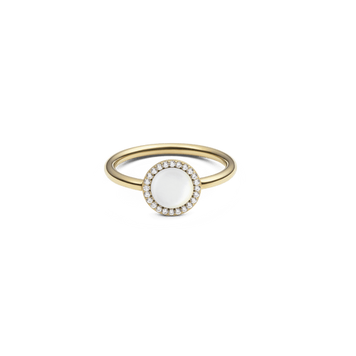 Daniel Wellington Audrey Ring Mother of Pearl Gold Rings Daniel Wellington 