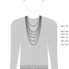 Sterling Silver 55cm Flat Curb Necklace Necklaces Bevilles 