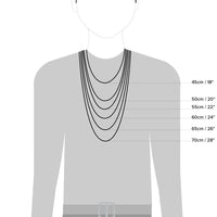 Sterling Silver 55cm Flat Curb Necklace Necklaces Bevilles 