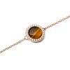 Daniel Wellington Audrey bracelet Tiger Eye Rose Gold Bracelets Daniel Wellington 