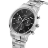 Daniel Wellington Iconic Chronograph 42 Link Silver & Black Sunray Watch Watches Daniel Wellington 