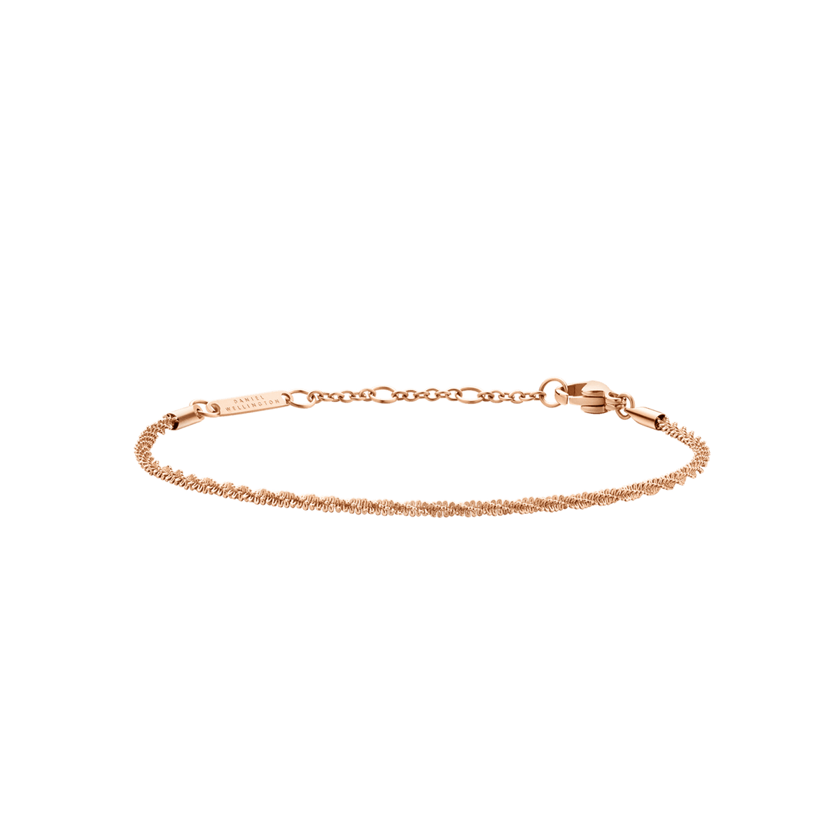 Daniel Wellington Elan Twisted Chain Bracelet Rose Gold Bracelets Daniel Wellington 