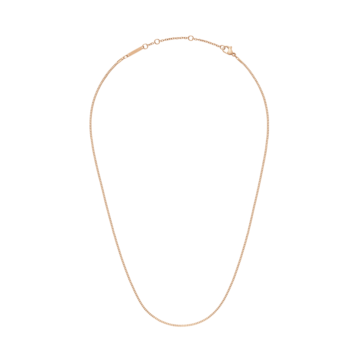 Daniel Wellington Elan Box Chain Necklace Short Rose Gold Necklaces Daniel Wellington 