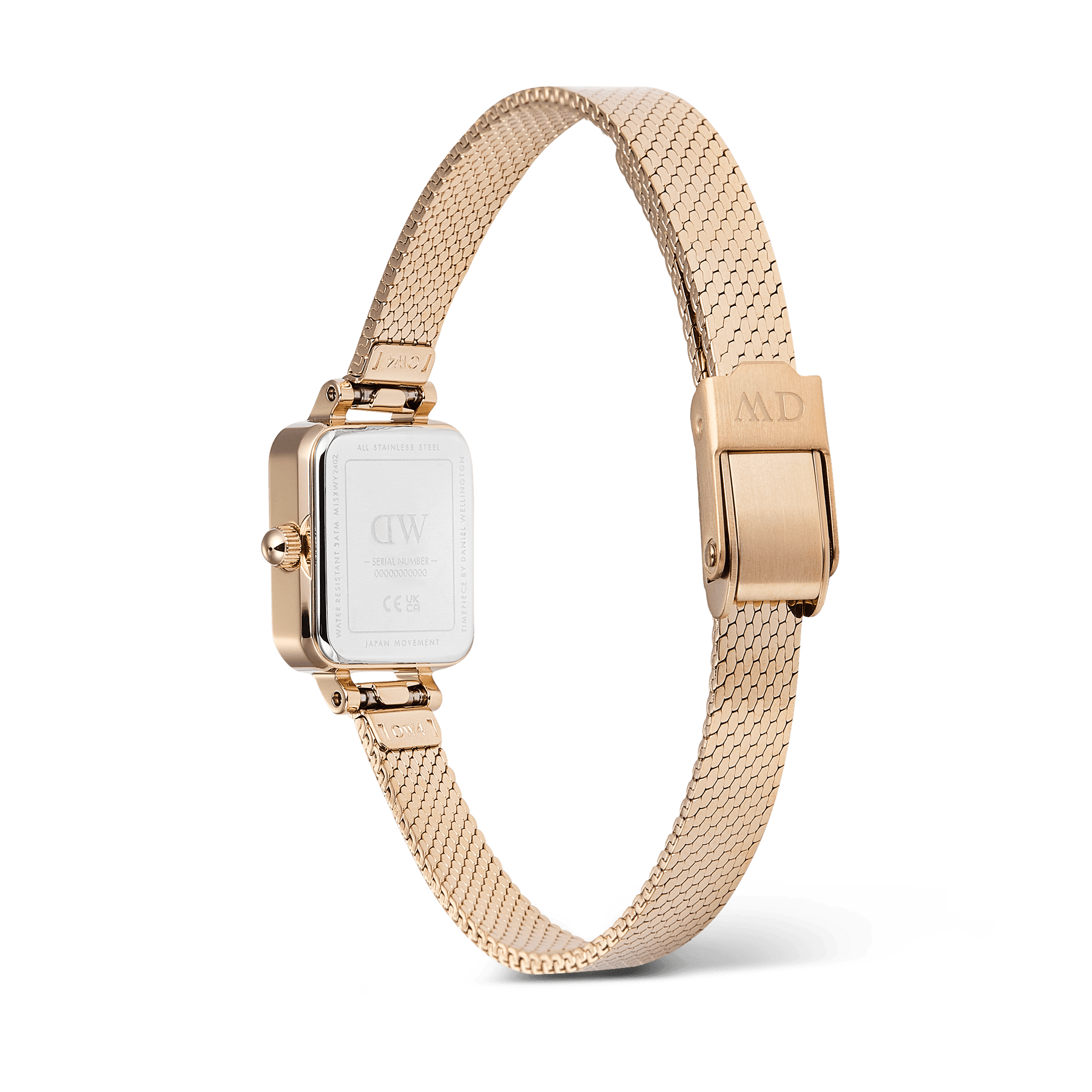 Daniel Wellington Quadro Mini Reflection Rose Gold Watch Watches Daniel Wellington 