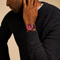Fossil Marvel LE Deadpool Limited Edition Watch LE1196SET Watches Bevilles Jewellers 