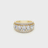 Oval Ring with 3.00ct of Laboratory Grown Diamonds in 9ct Yellow Gold