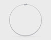 Graduated Tennis Necklace with 8.00ct of Laboratory Grown Diamonds in Sterling Silver and Platinum