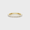 Anniversary Ring with 1/2ct of Laboratory Grown Diamonds in 18ct Yellow Gold