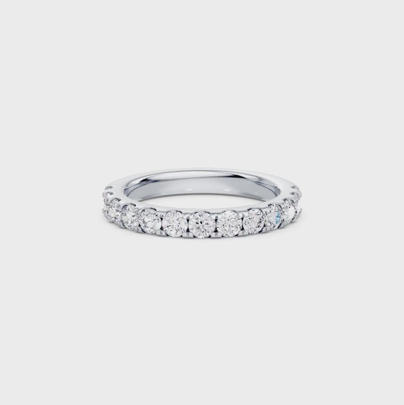 Anniversary Ring with 1.00ct of Laboratory Grown Diamonds in 18ct White Gold