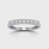 9ct White Gold 0.12ct Diamond Eternity Ring