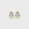 Pear Solitaire Stud Earrings with 1.00ct of Laboratory Grown Diamonds in 9ct Yellow Gold