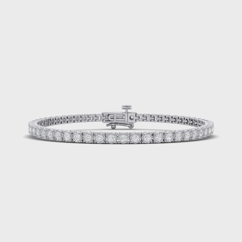 Tennis Bracelet with 1.50ct of Diamonds in 9ct White Gold