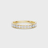 Anniversary Ring with 1/2ct of Laboratory Grown Diamonds in 18ct Yellow Gold