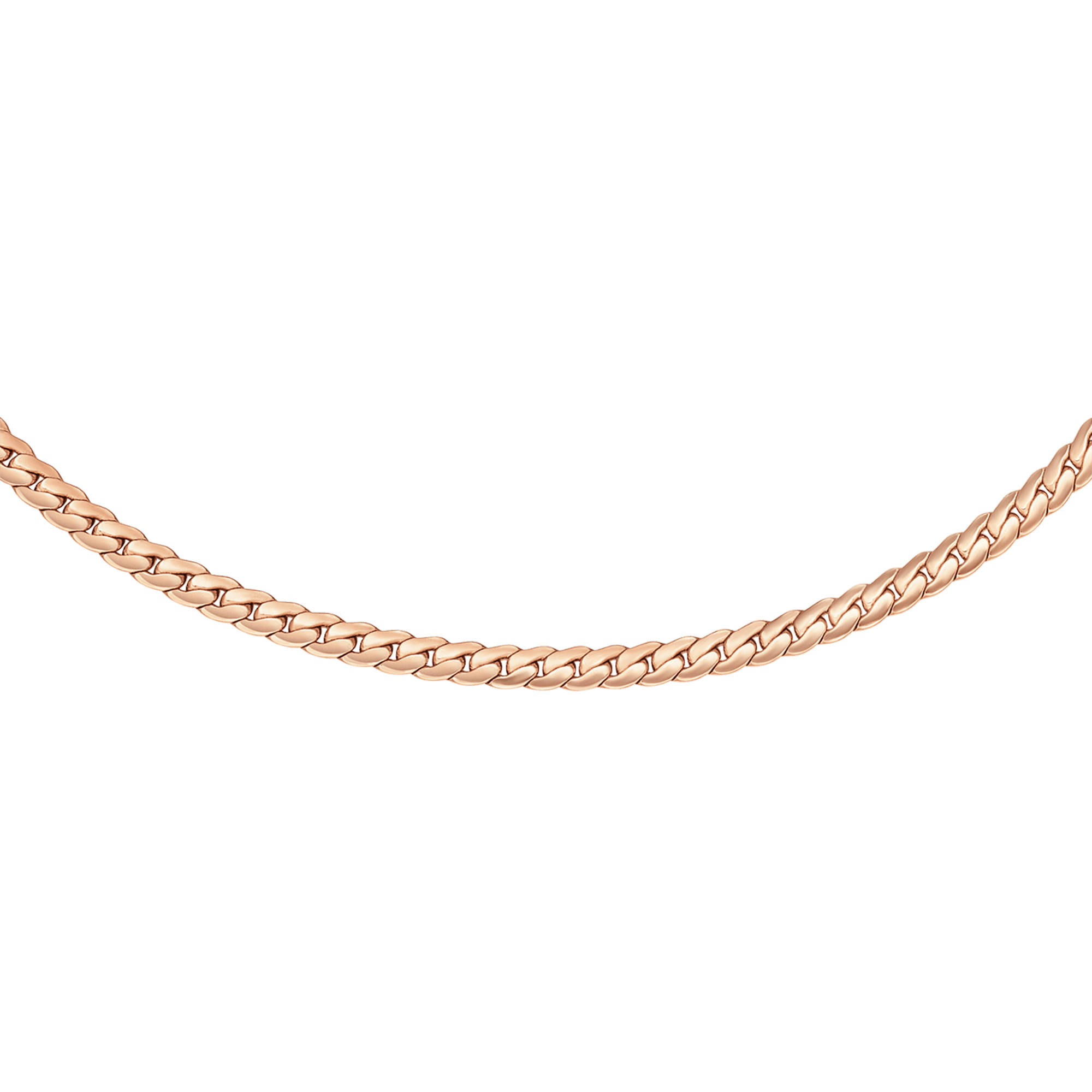 Daniel Wellington Elan Flat Chain Necklace Long Rose Gold Necklaces Daniel Wellington 