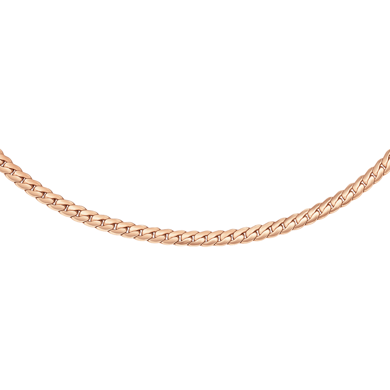Daniel Wellington Elan Flat Chain Necklace Long Rose Gold Necklaces Daniel Wellington 