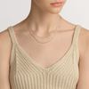 Daniel Wellington Elan Flat Chain Necklace Long Rose Gold Necklaces Daniel Wellington 