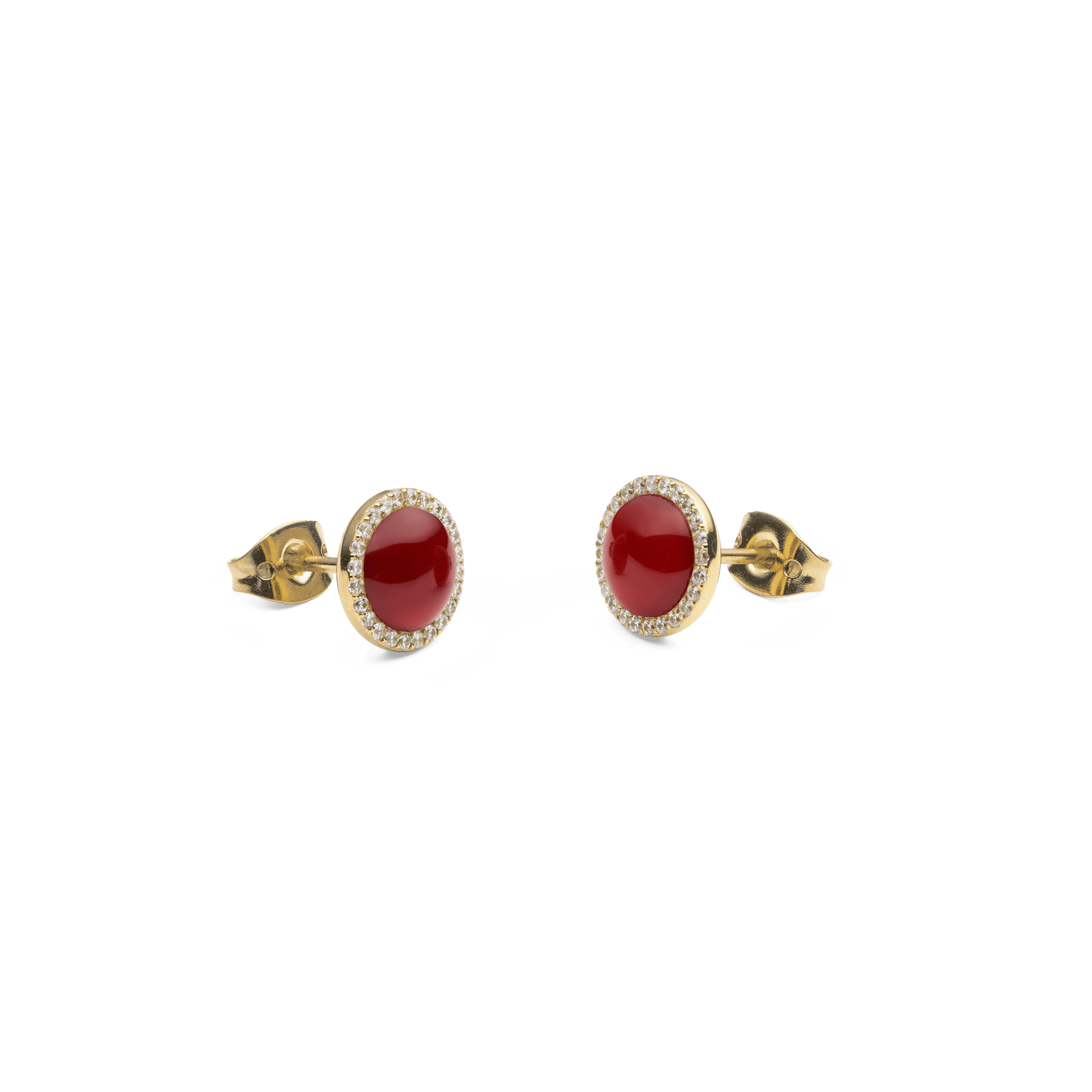 Daniel Wellington Audrey Earrings Red Agathe Gold Earrings Daniel Wellington 