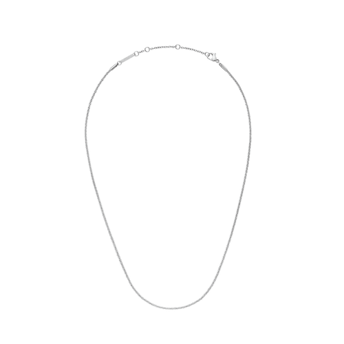 Daniel Wellington Elan Twisted Chain Necklace Short Silver Necklaces Daniel Wellington 
