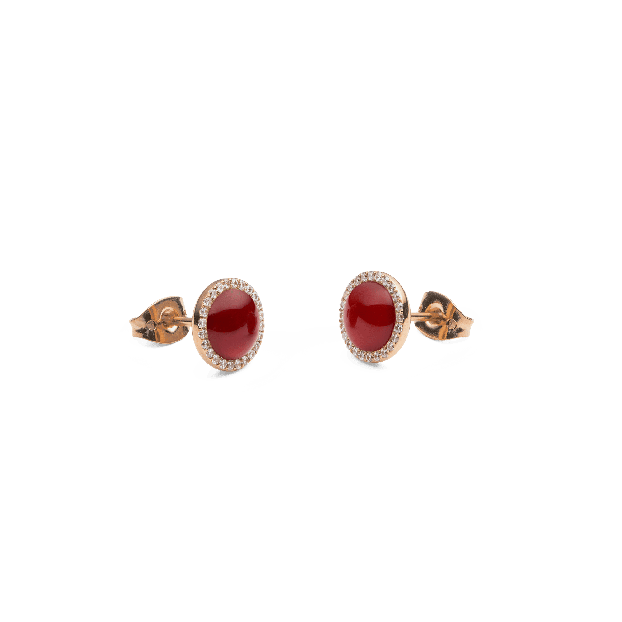 Daniel Wellington Audrey Earrings Red Agathe Rose Gold Earrings Daniel Wellington 