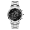 Daniel Wellington Iconic Chronograph 42 Link Silver & Black Sunray Watch Watches Daniel Wellington 