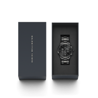 Daniel Wellington Iconic Chronograph 42 Link Black Sunray Watch Watches Daniel Wellington 