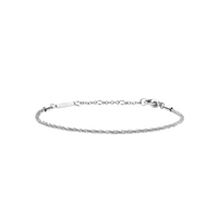 Daniel Wellington Elan Twisted Chain Bracelet Silver Bracelets Daniel Wellington 