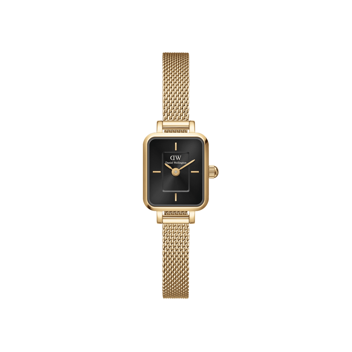 Daniel Wellington Quadro Mini Evergold Onyx Watch Watches Daniel Wellington 