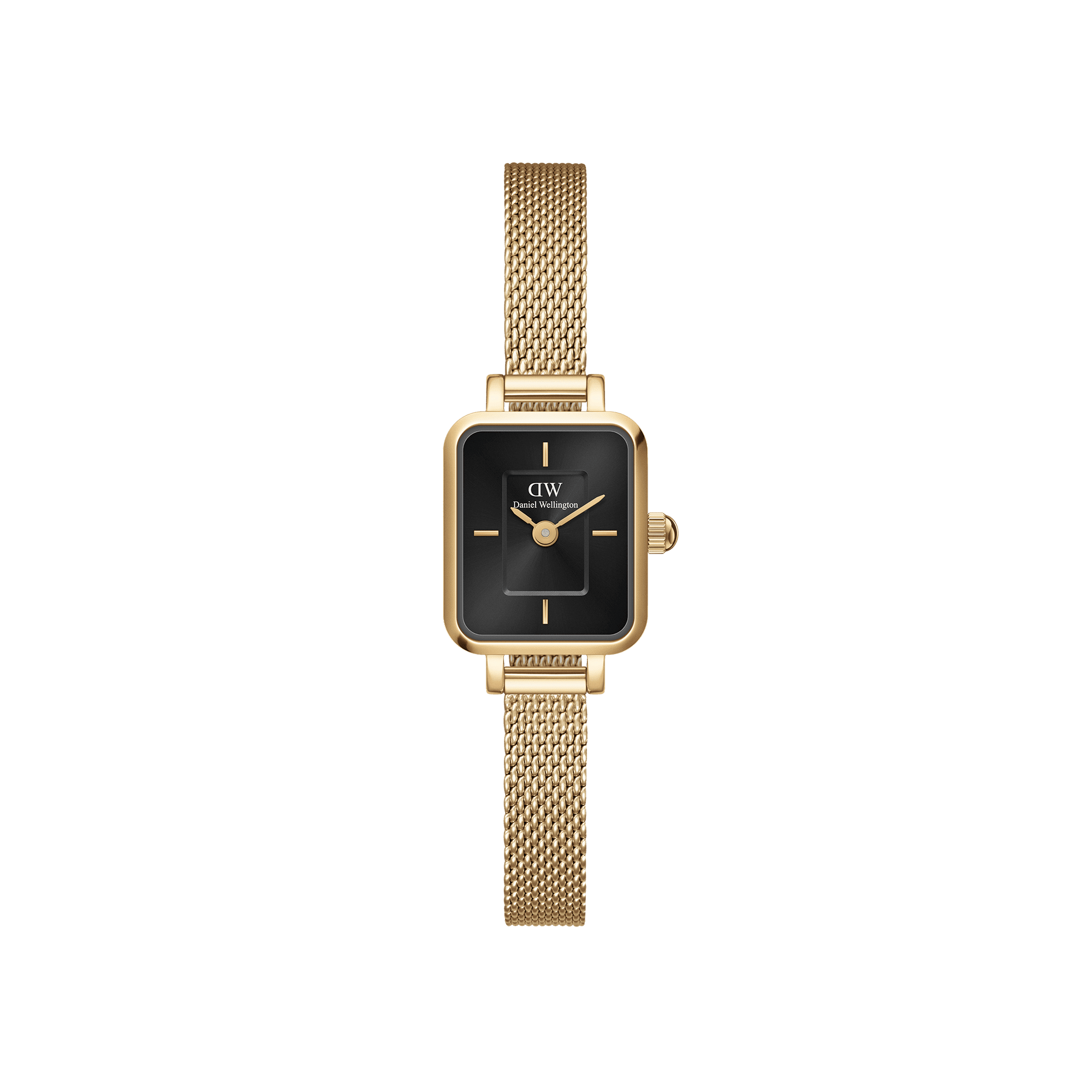 Daniel Wellington Quadro Mini Evergold Onyx Watch Watches Daniel Wellington 